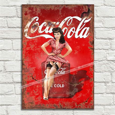 pin up tin signs